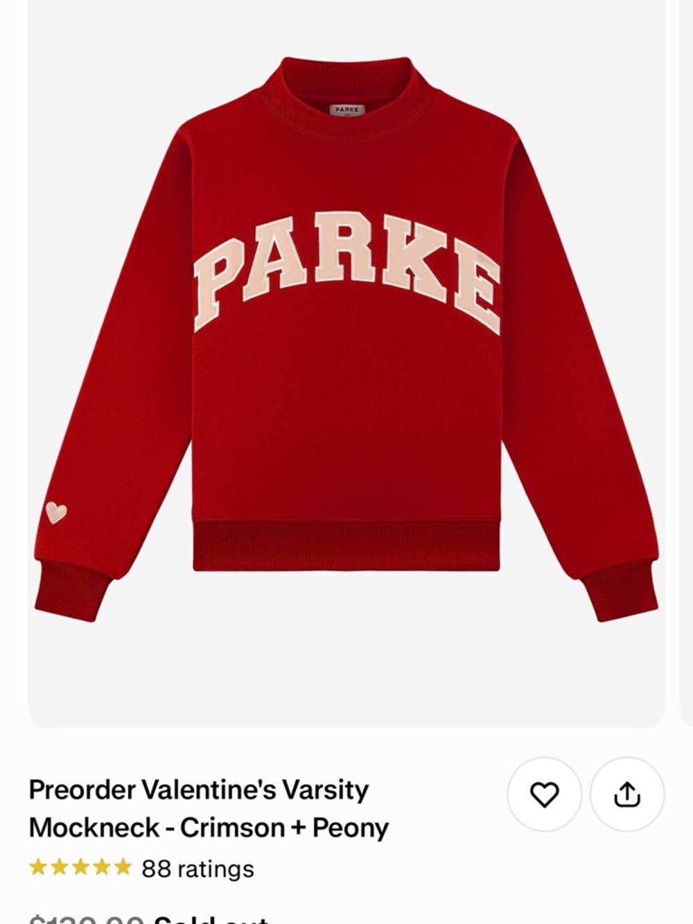 Parke Valentine’s Day Set - Mockneck, Boxer Pants & Claw Clip!
